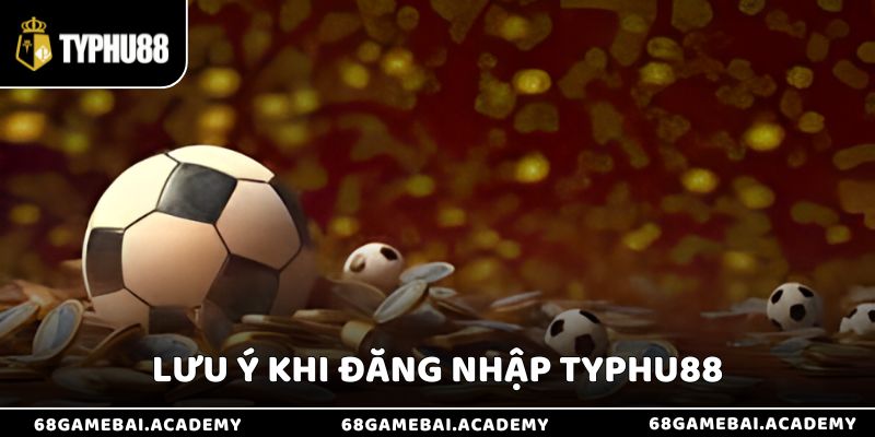 Những điều quan trọng cần lưu ý khi đăng nhập tài khoản Typhu88